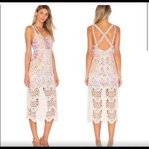 Free people still life midi dress